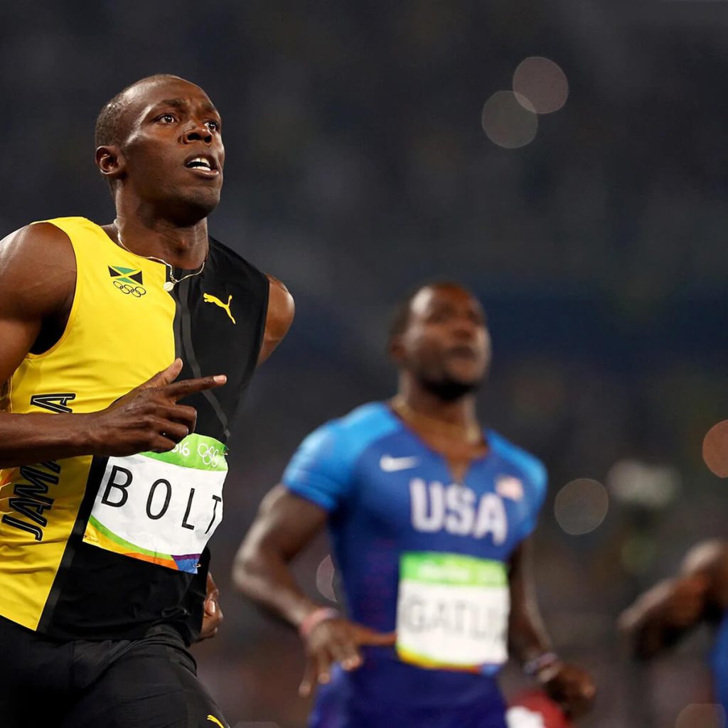 Usain Bolt and other runners